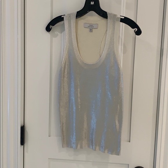 Robert Rodriguez Metallic Laminated Tank - Picture 4 of 5